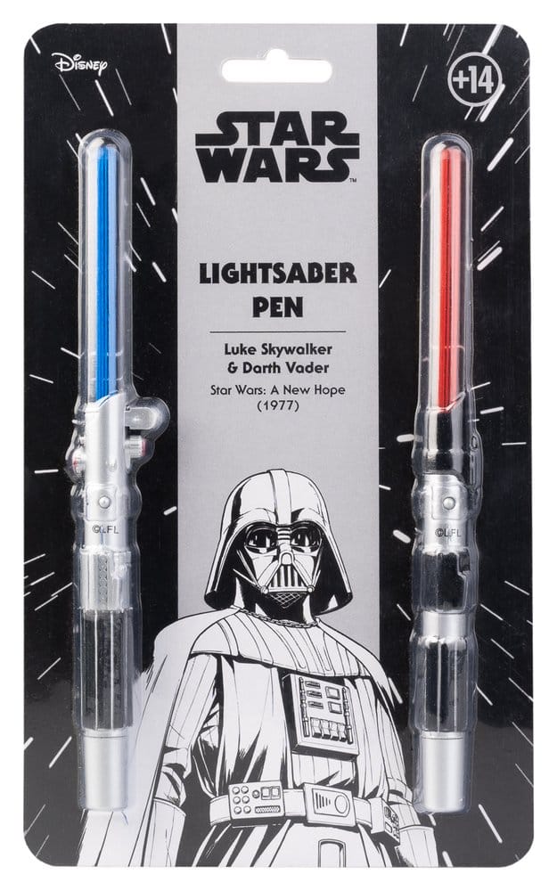 Star Wars Set of 2 Lightsaber Pens Luke Skywalker & Darth Vader Grupo Erik