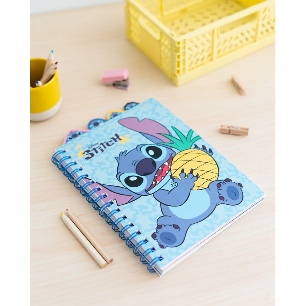 Disney Stitch Project Notebook A5 Grupo Erik