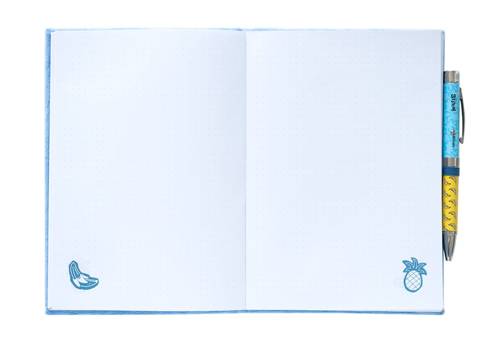 Stitch Premium Plush Notebook A5 with pen Tropical Grupo Erik