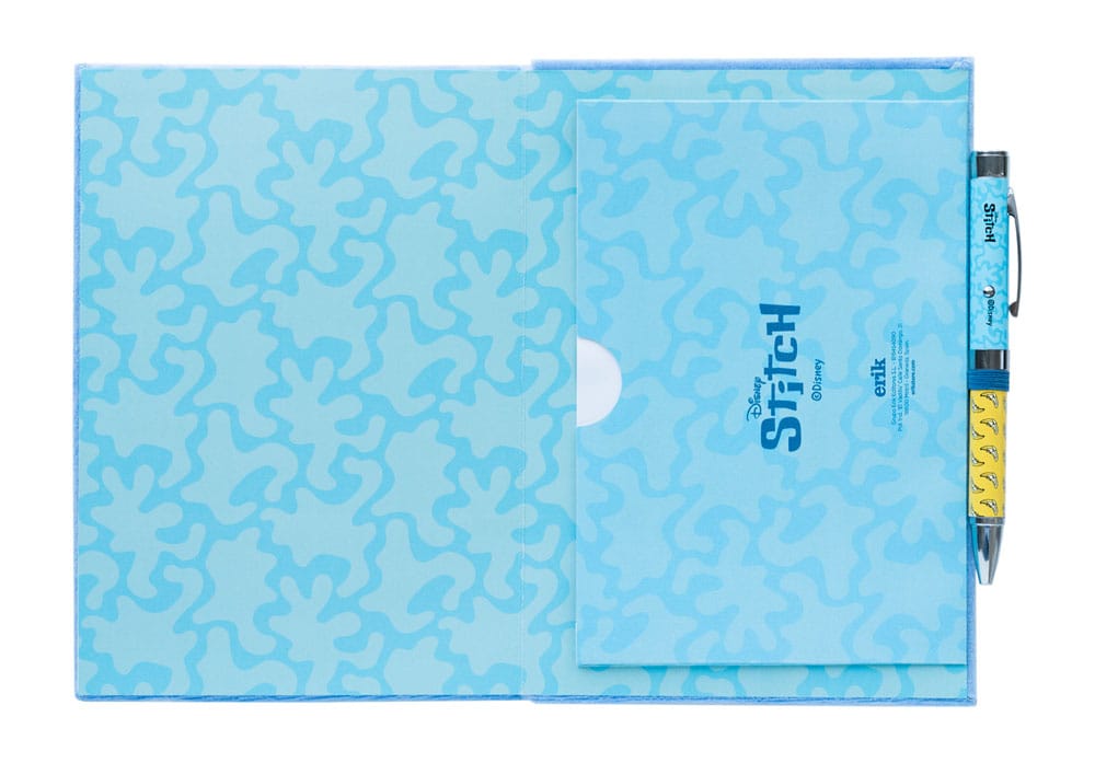 Stitch Premium Plush Notebook A5 with pen Tropical Grupo Erik
