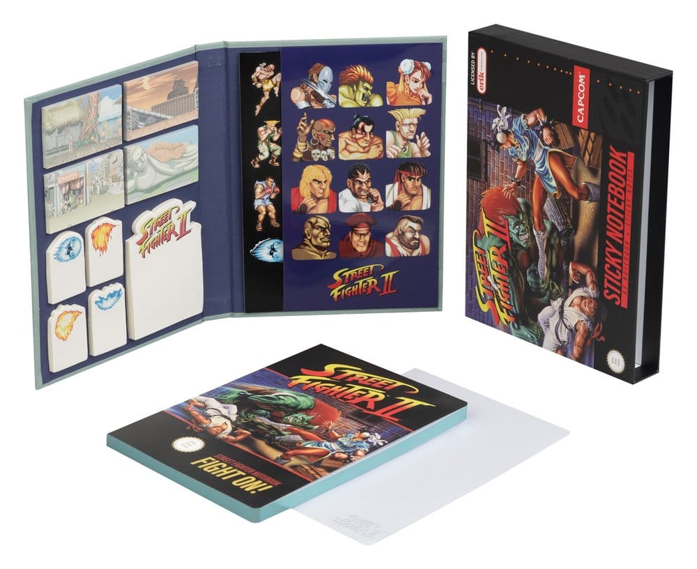 Street Fighter Premium Notebook with Sticky Notes and Cover A5 Grupo Erik