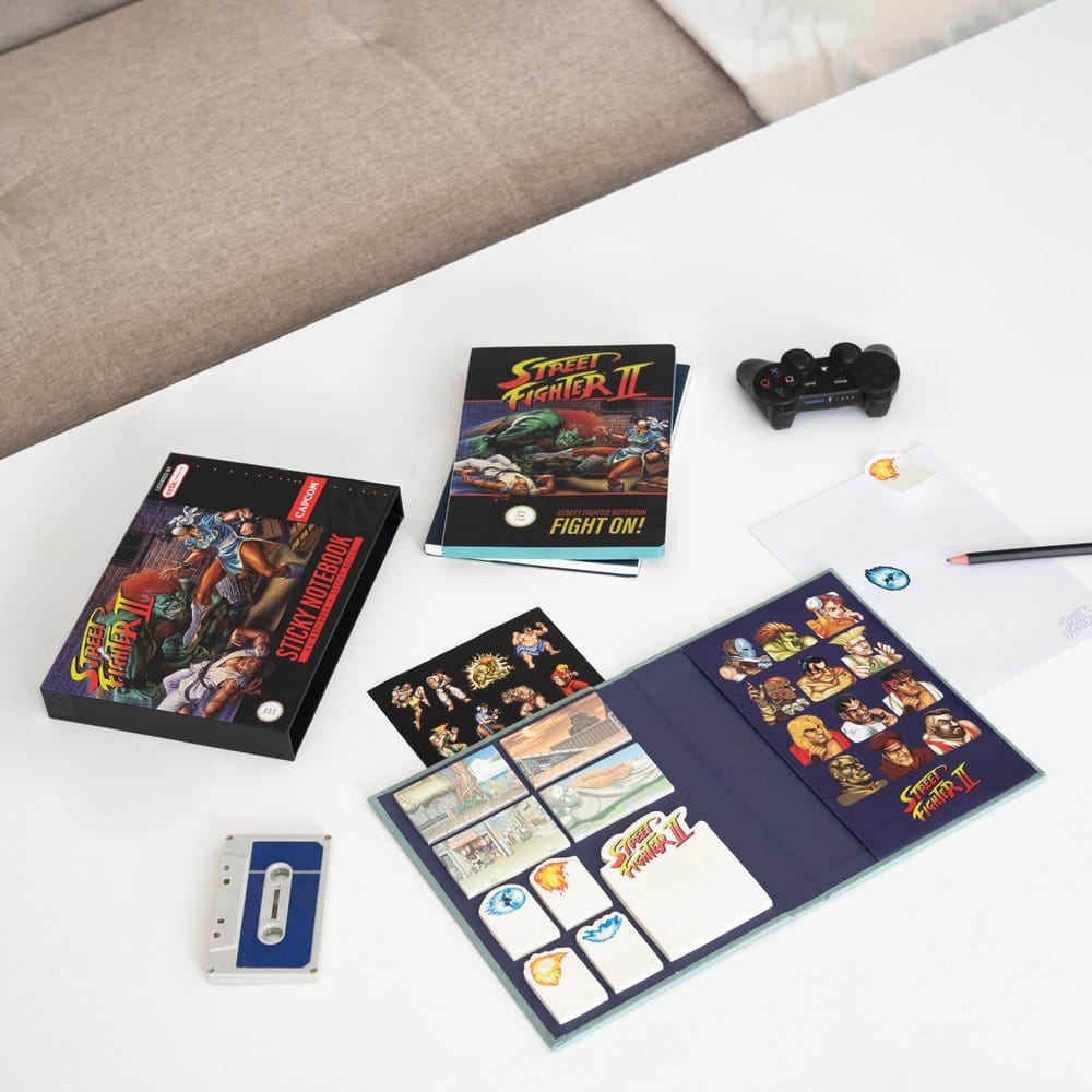 Street Fighter Premium Notebook with Sticky Notes and Cover A5 Grupo Erik