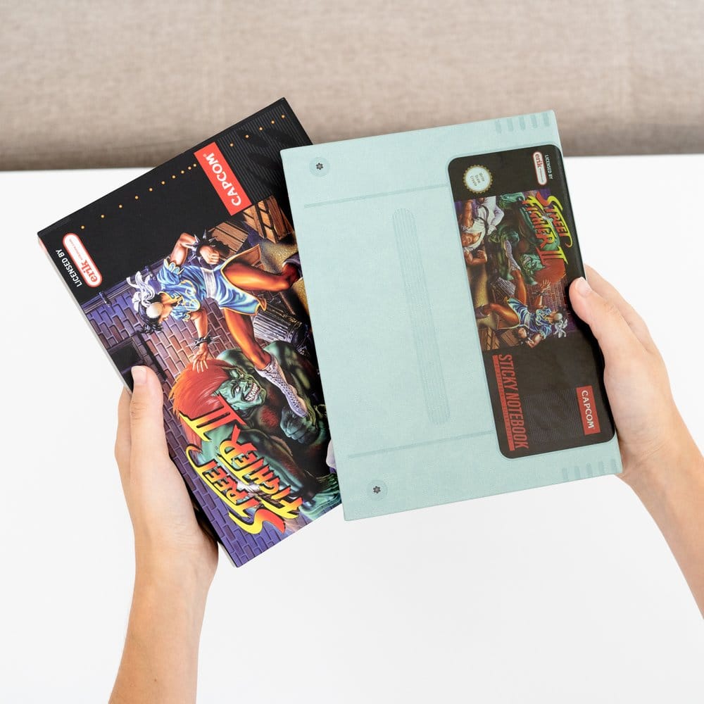 Street Fighter Premium Notebook with Sticky Notes and Cover A5 Grupo Erik