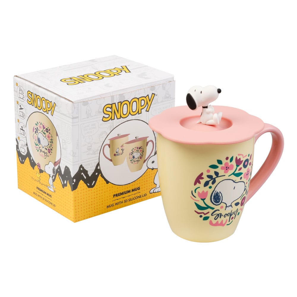 Peanuts Mug with lid Premium Ver. Grupo Erik