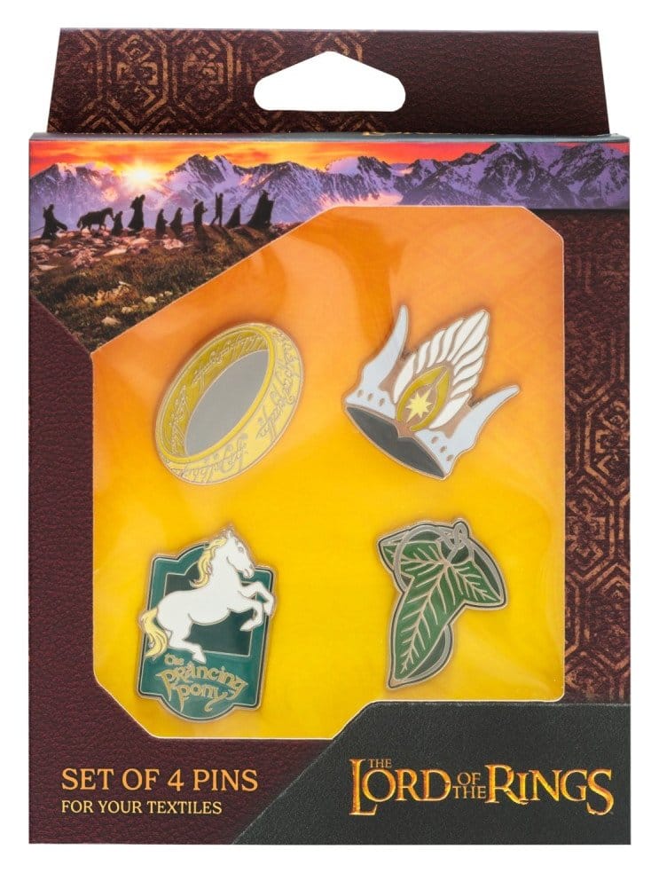 The Lord of the Rings Pins Set of 4 Grupo Erik