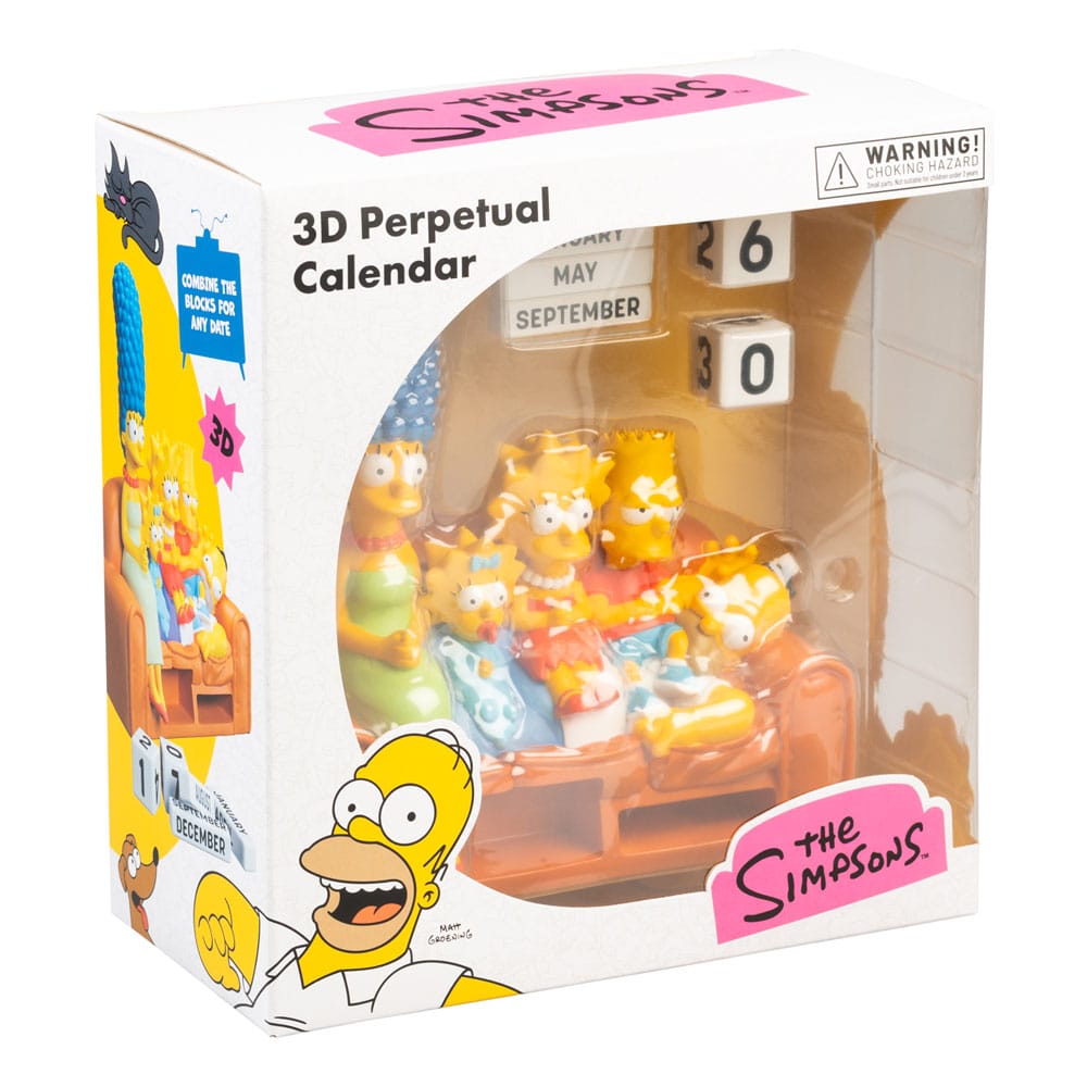 The Simpsons 3D perpetual Calendar Grupo Erik