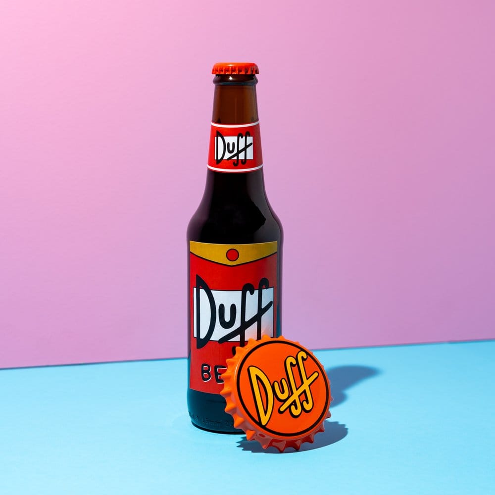 The Simpsons Magnet with Bottle Opener Duff Beer Grupo Erik