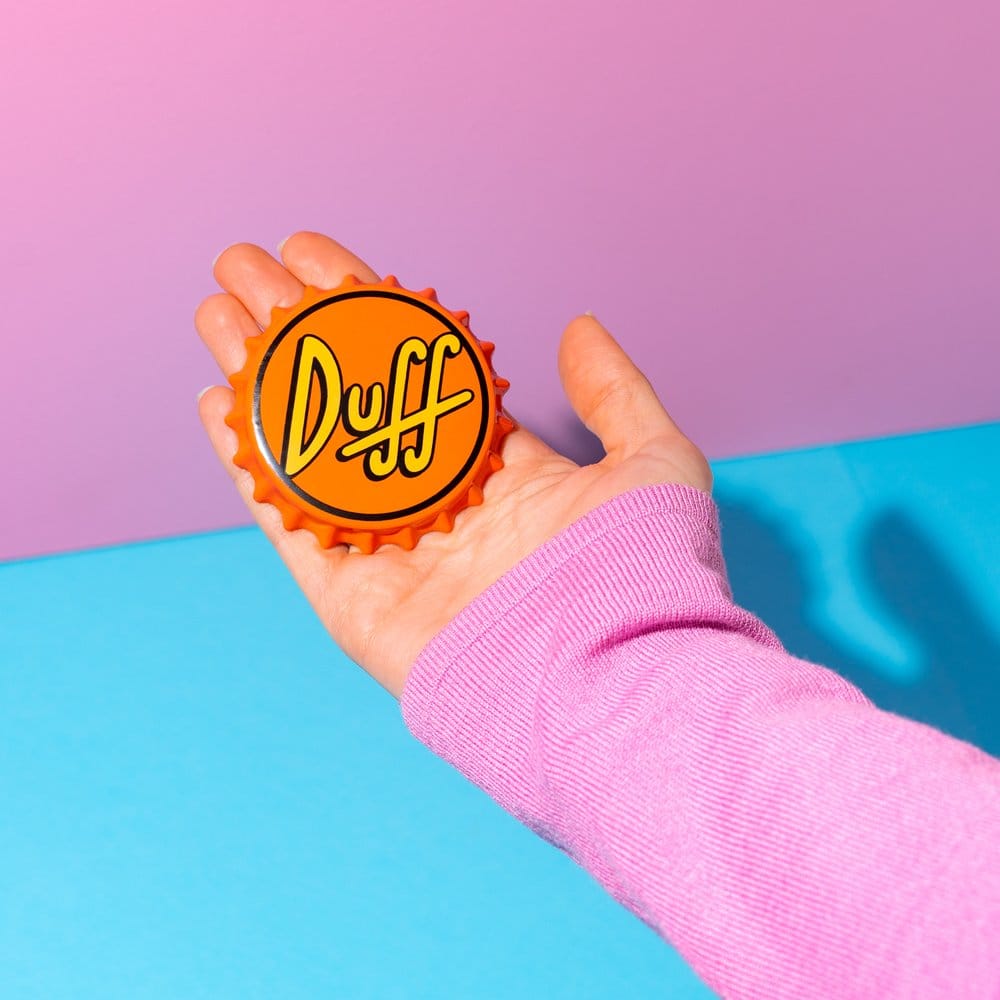 The Simpsons Magnet with Bottle Opener Duff Beer Grupo Erik