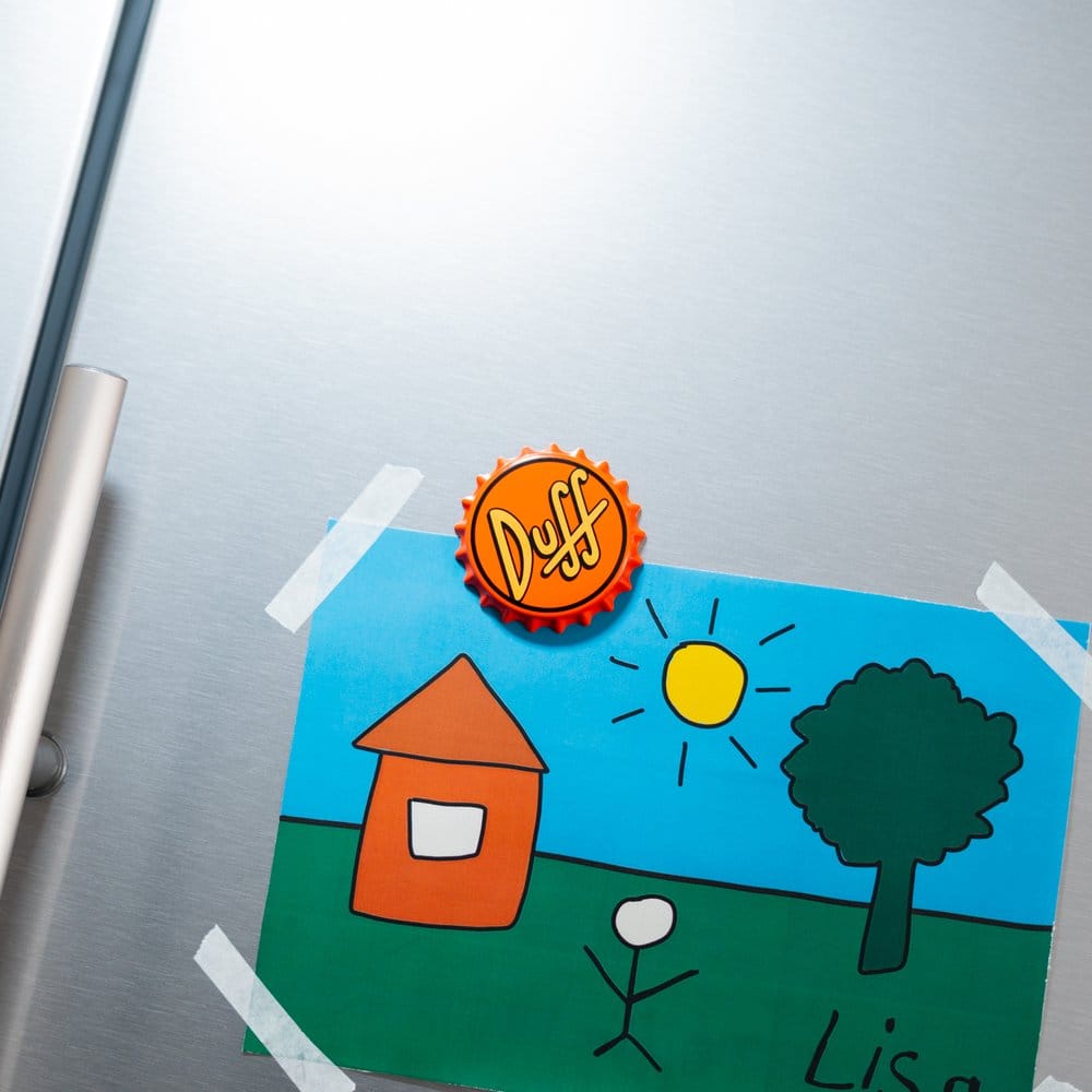 The Simpsons Magnet with Bottle Opener Duff Beer Grupo Erik