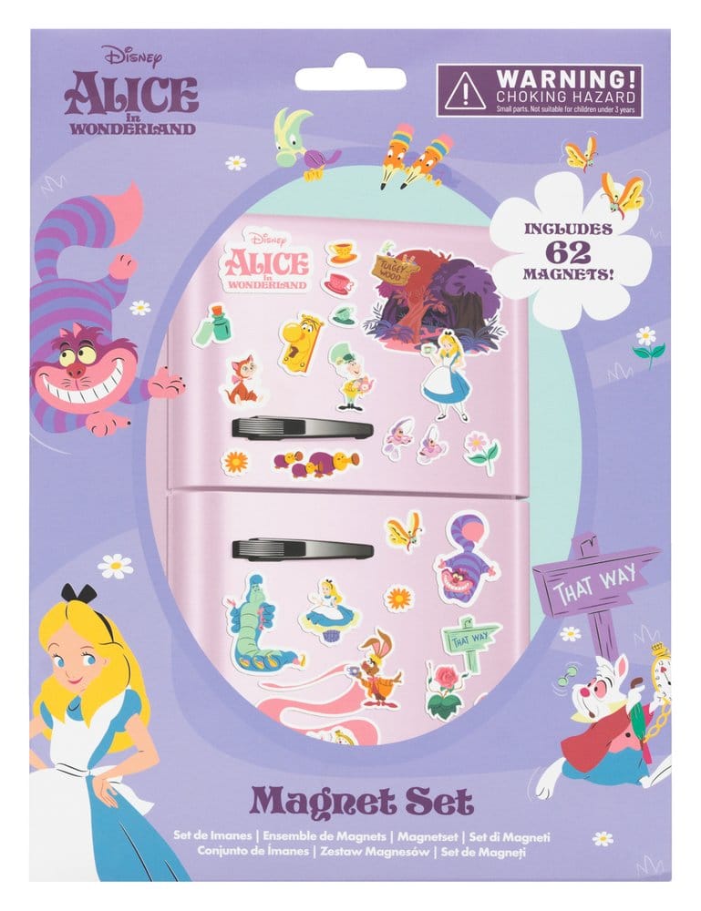 Disney Alice in Wonderland Die Cut Magnet Set Grupo Erik