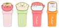 Pusheen Highlighters with Topper Sushi Roll Set of 4 Grupo Erik