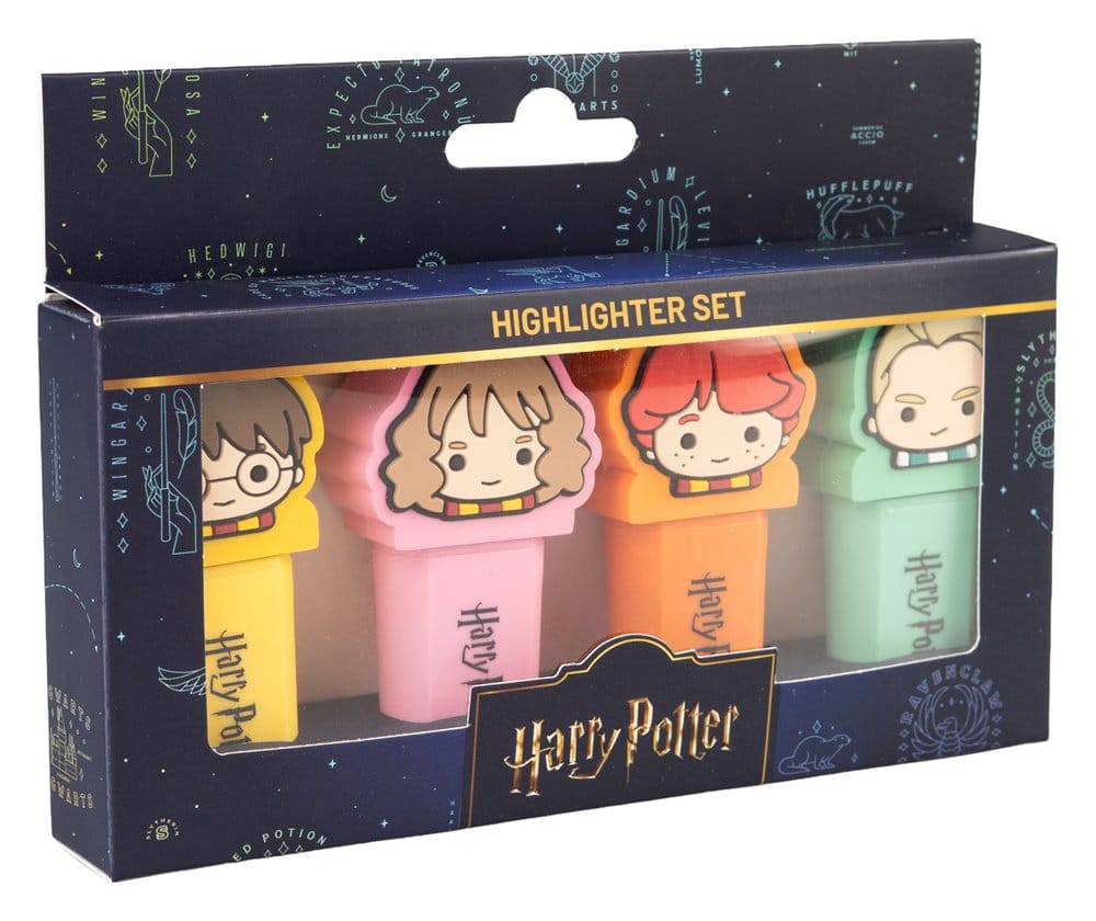 Harry Potter Set of 4 Highlighters with Topper Grupo Erik