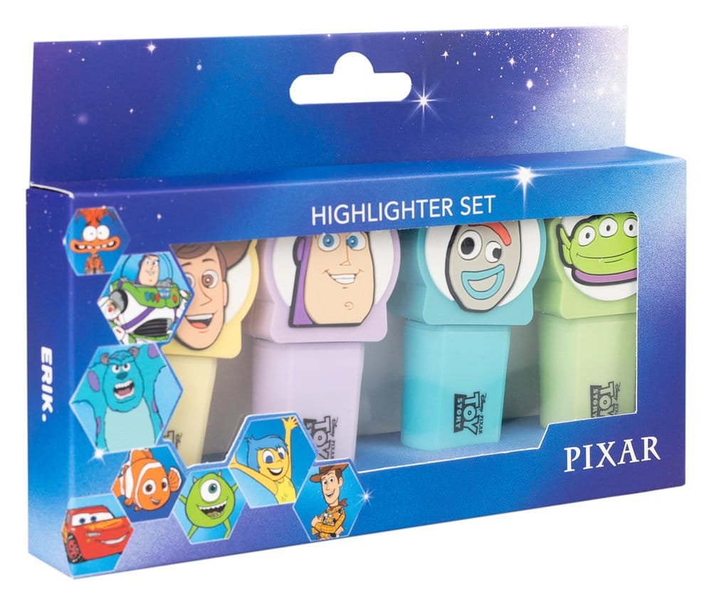 Toy Story Highlighters with Toppers Set of 4 Grupo Erik
