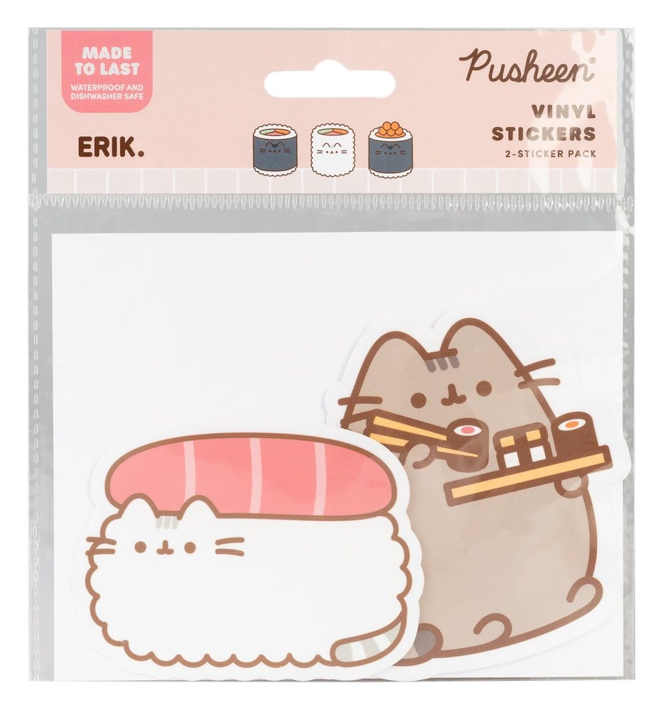 Pusheen Vinyl Stickers Sushi Roll Vol. 1 Set of 2 Grupo Erik