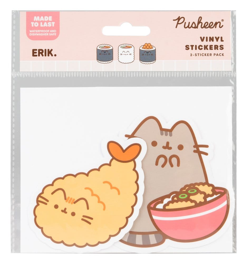 Pusheen Vinyl Stickers Sushi Roll Vol. 2 Set of 2 Grupo Erik
