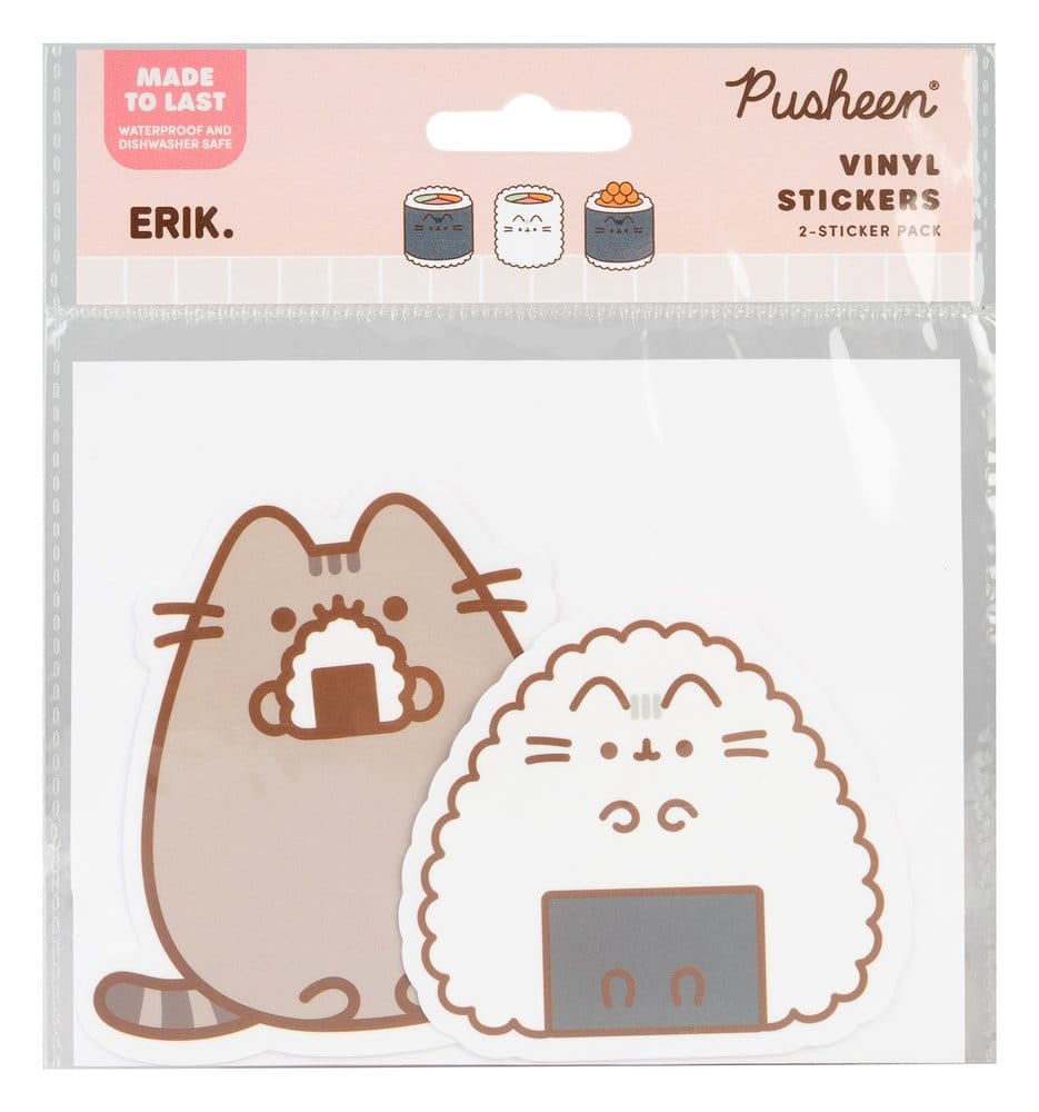 Pusheen Vinyl Stickers Sushi Roll Vol. 3 Set of 2 Grupo Erik