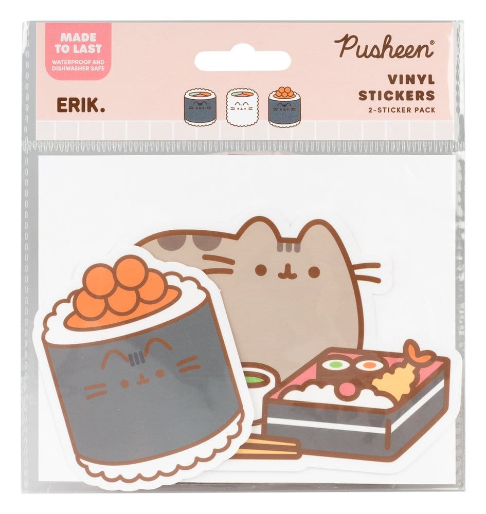 Pusheen Vinyl Stickers Sushi Roll Vol. 5 Set of 2 Grupo Erik
