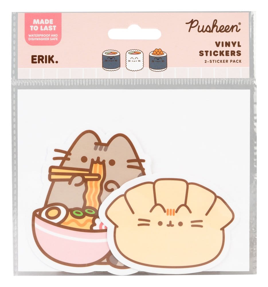 Pusheen Vinyl Stickers Sushi Roll Vol. 6 Set of 2 Grupo Erik
