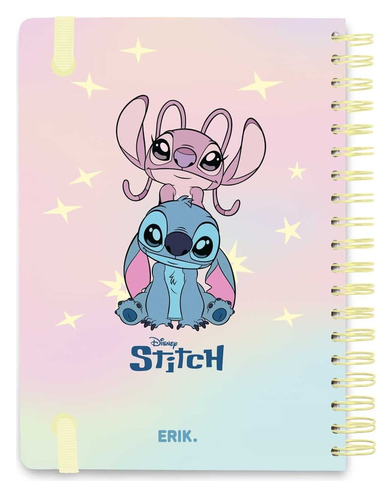 Disney School Diary weekly planner 2026/2027 Stitch and Angel A5 Grupo Erik