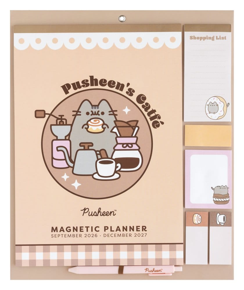 Pusheen Magnetic Planner 2026/27 Grupo Erik