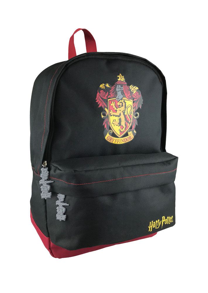 Harry Potter Backpack Gryffindor Black Burgundy Groovy