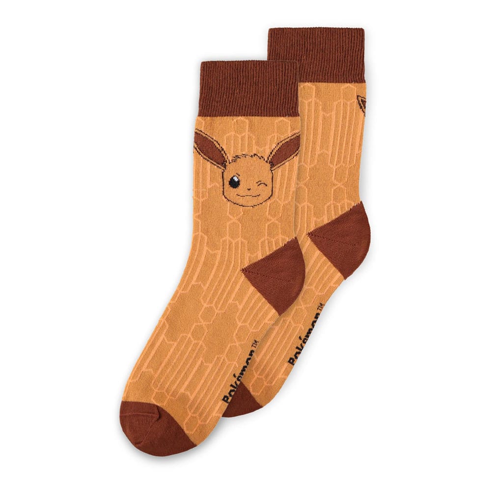 Pokémon Socks 3 Pack Eevee Evolution 2.0 43 46 Difuzed