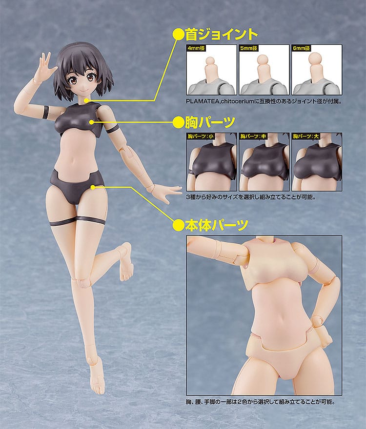 Cutie Honey Nova Plastic Model Kit PLAMATEA Muse Body Ichika A Type Good Smile Company