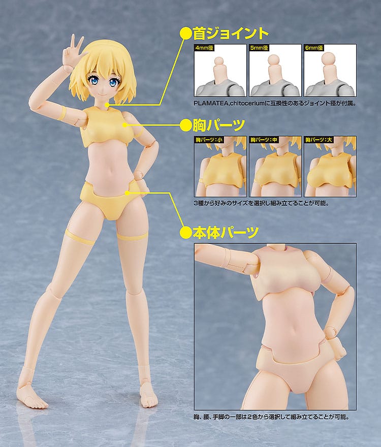 Cutie Honey Nova Plastic Model Kit PLAMATEA Muse Body Ichika B Type Good Smile Company