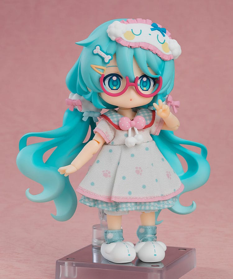 Character Vocal Series 01 Hatsune Miku Nendoroid Doll Action Figure Hatsune Miku Loungewear Outfit Ver. Good Smile Company