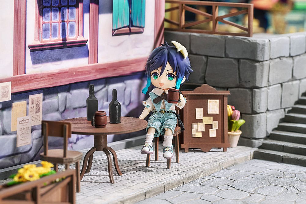 Genshin Impact Nendoroid Doll Action Figure Venti Blue Ballad Ver. Good Smile Company