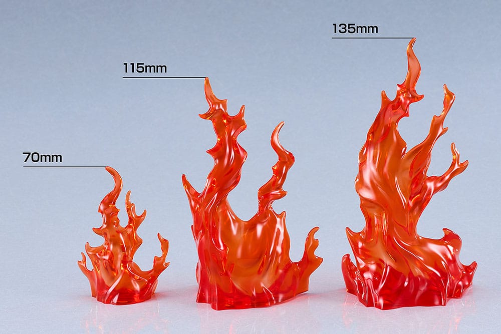 The Simple Effect Parts for Figures Flames Red Good Smile Company