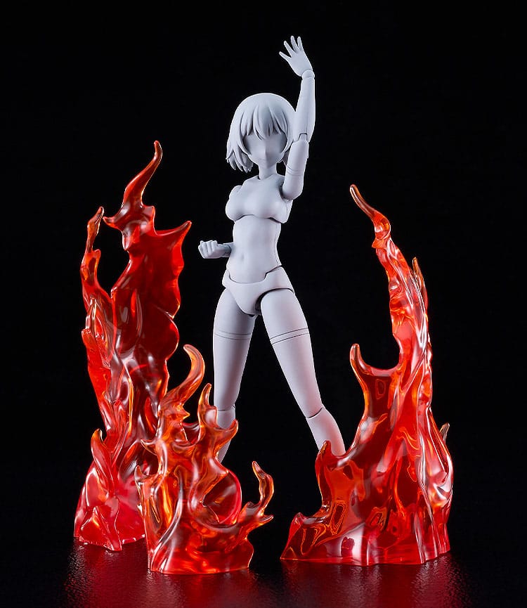 The Simple Effect Parts for Figures Flames Red Good Smile Company