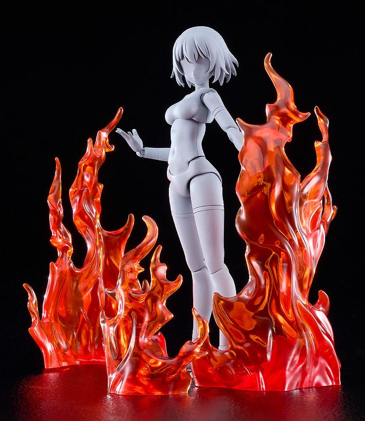 The Simple Effect Parts for Figures Flames Red Good Smile Company