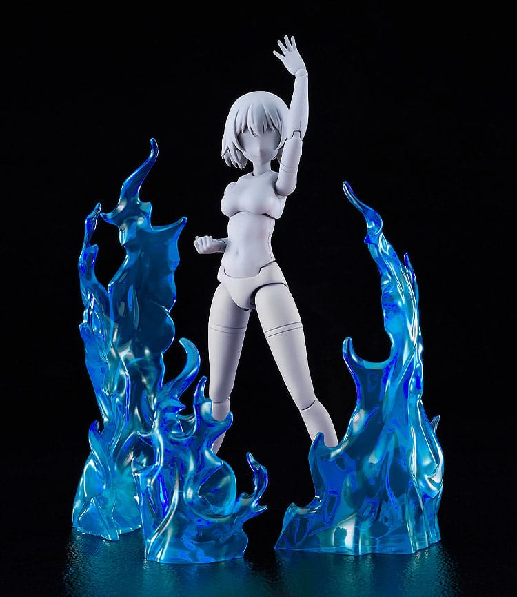 The Simple Effect Parts for Figures Flames Blue Good Smile Company