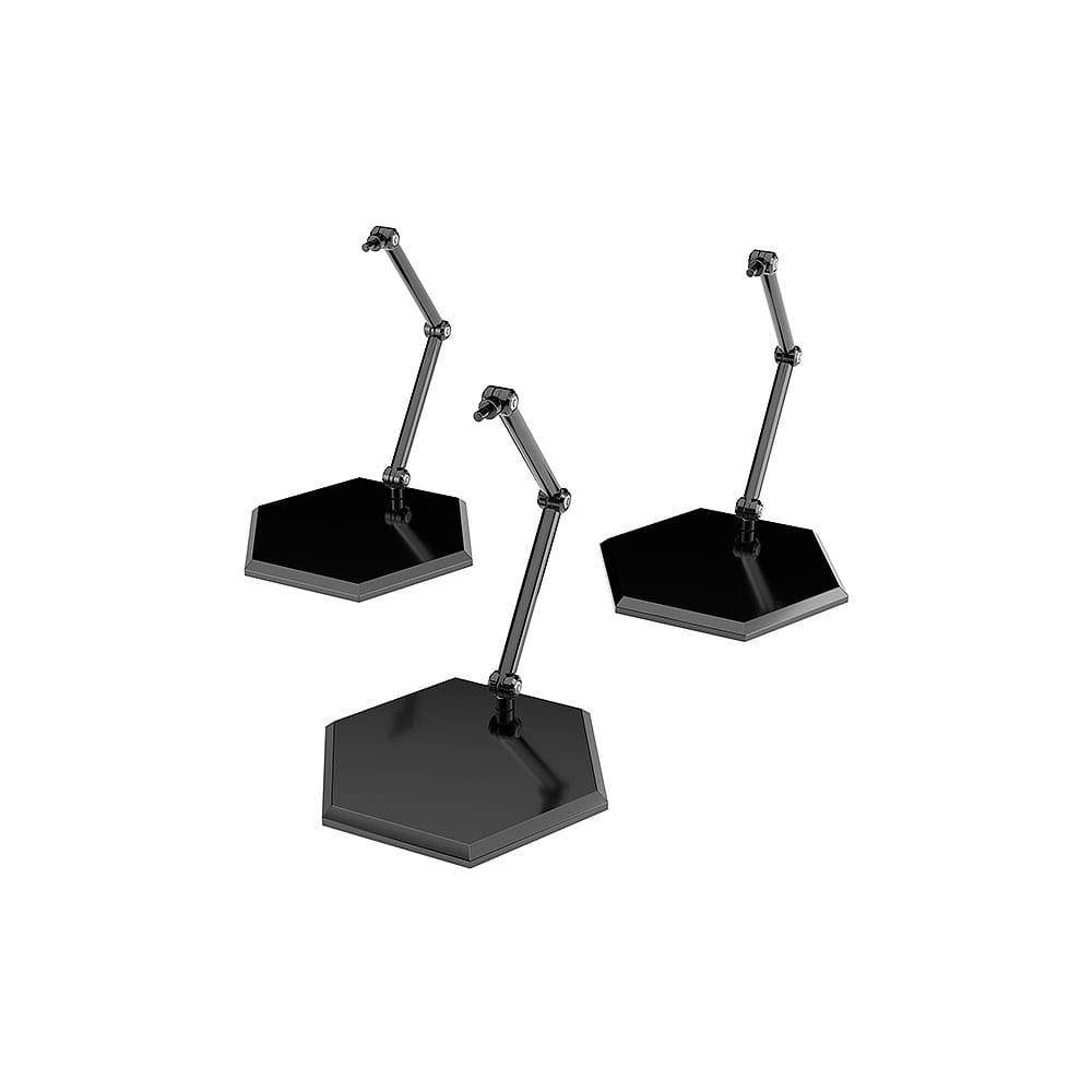 The Simple Stand Mini Nendoroid More for Mini Figures & Models Black Hex Type 3 Pack Good Smile Company
