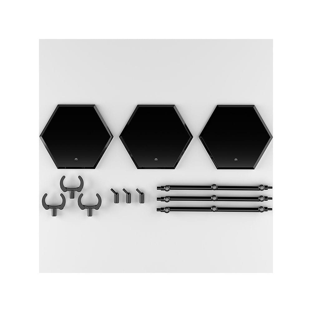 The Simple Stand Mini Nendoroid More for Mini Figures & Models Black Hex Type 3 Pack Good Smile Company