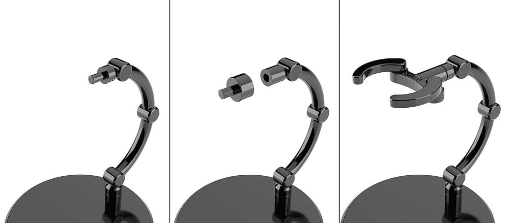 The Simple Stand Mini Nendoroid More for Mini Figures & Models mini Black 4er Pack Good Smile Company