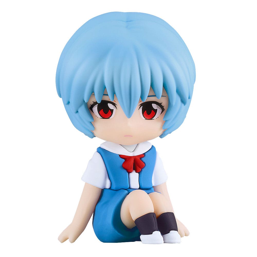 Rebuild of Evangelion Rubber Mascot Nendroid Plus Mini Figure Rei Ayanami Good Smile Company