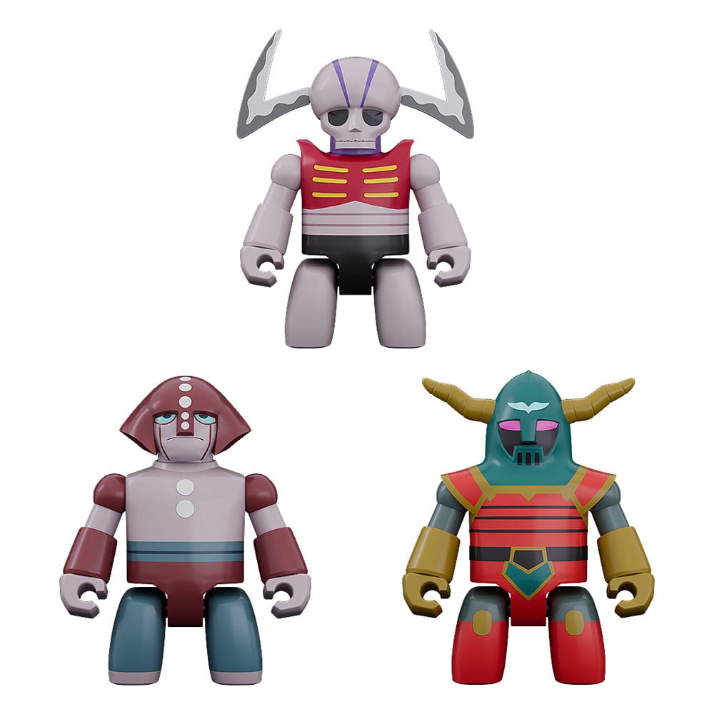 Mazinger Z Brickroid Action Figure Mechanical Beasts Set 1 Good Smile Company