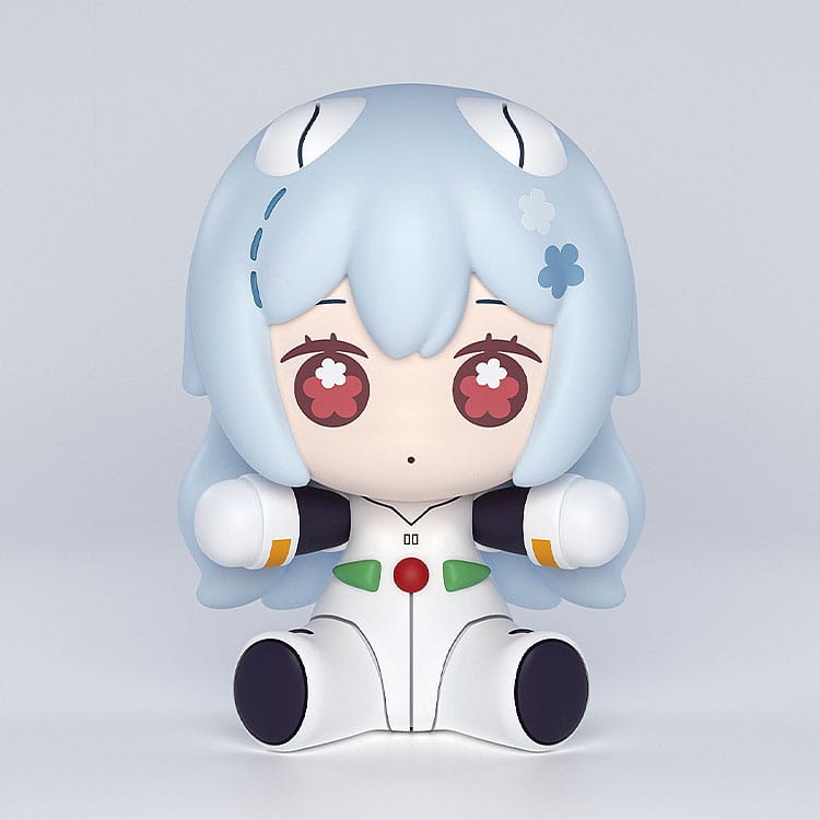 Neon Genesis Evangelion Rebuild of Evangelion Huggy Good Smile Chibi Figure Rei Ayanami Long Hair Ver. Good Smile Company