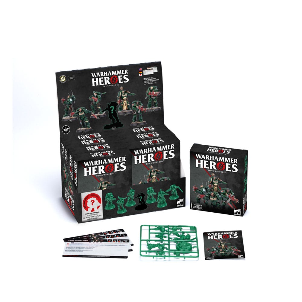 Warhammer Heroes Miniatures Dark Angels Display 8 Games Workshop