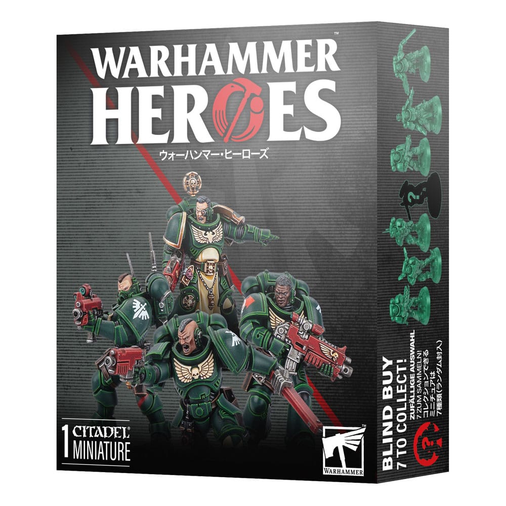 Warhammer Heroes Miniatures Dark Angels Display 8 Games Workshop