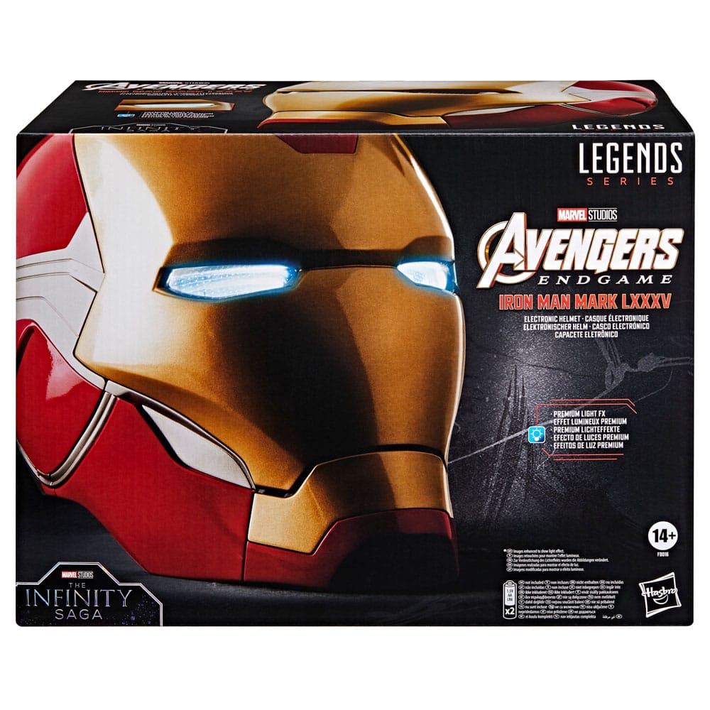 Avengers Endgame Marvel Legends Series Electronic Helmet Iron Man Mark LXXXV Hasbro