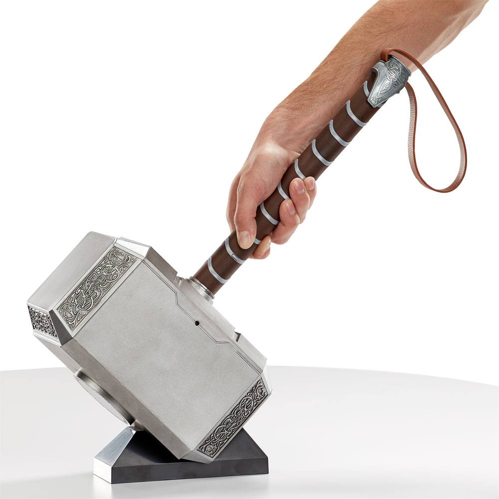 Thor Marvel Legends Articulated Electronic Hammer Mjolnir Hasbro