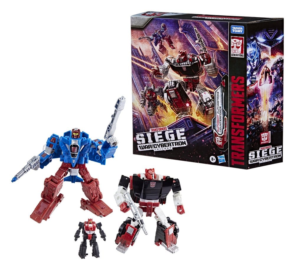 Transformers Generations War for Cybertron Siege Action Figure 3 Pack Autobot Alphastrike Counterforce Hasbro