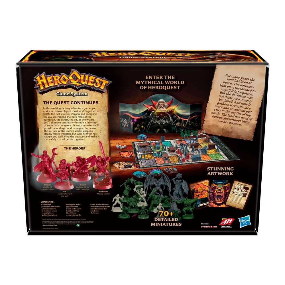 HeroQuest Board Game Game System english Hasbro