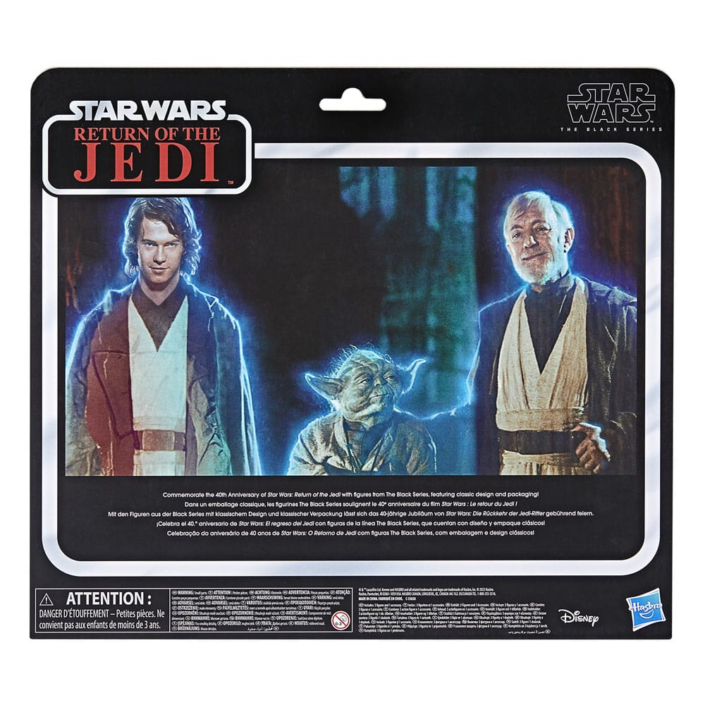 Star Wars Episode VI Black Series Action Figure 3 Pack Force Spirits Hasbro