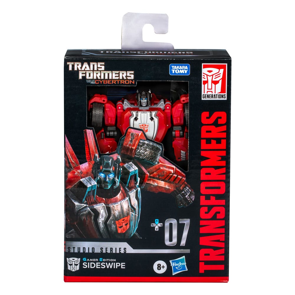 Transformers War for Cybertron Studio Series Deluxe Class Action Figure Gamer Edition Sideswipe Hasbro