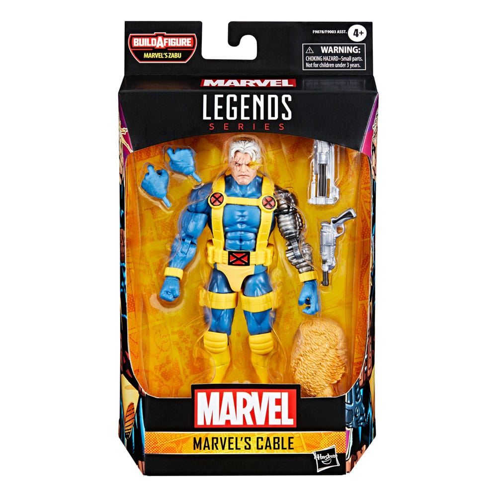 Marvel Legends Action Figure Marvel's Cable BAF Marvel's Zabu Hasbro