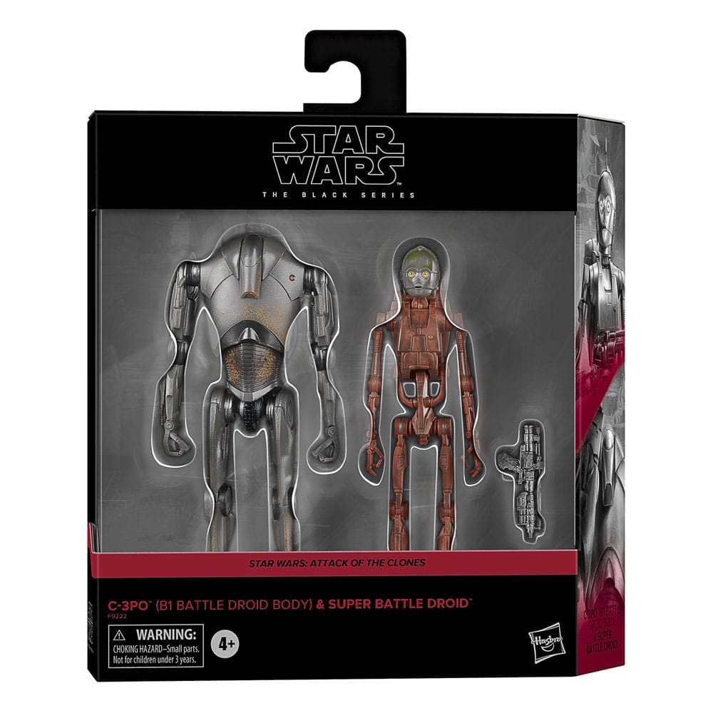 Star Wars Episode II Black Series Action Figure 2 Pack C 3PO B1 Battle Droid Body & Super Battle Droid Hasbro